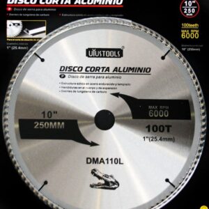 Sierra Circular Para Aluminio 10" X 100 Dtes UYUSSA